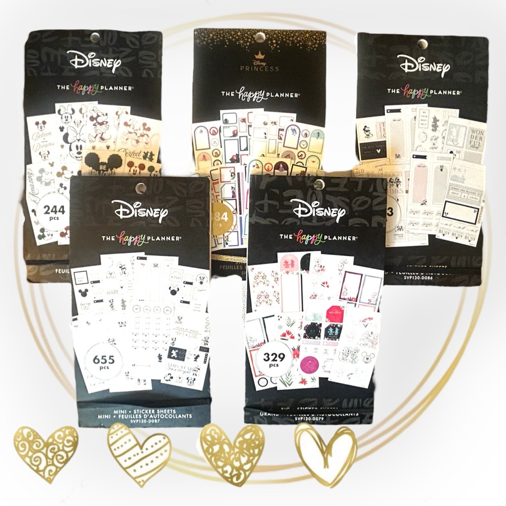 Disney The Happy Planner Sticker Books Bundle Deal